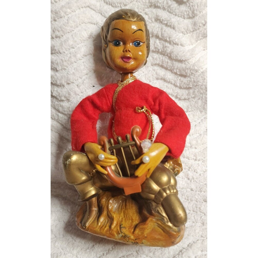 McM TILSO 1960s Mid Century Modern Pixie Elf Playing Instrument Musician VguC